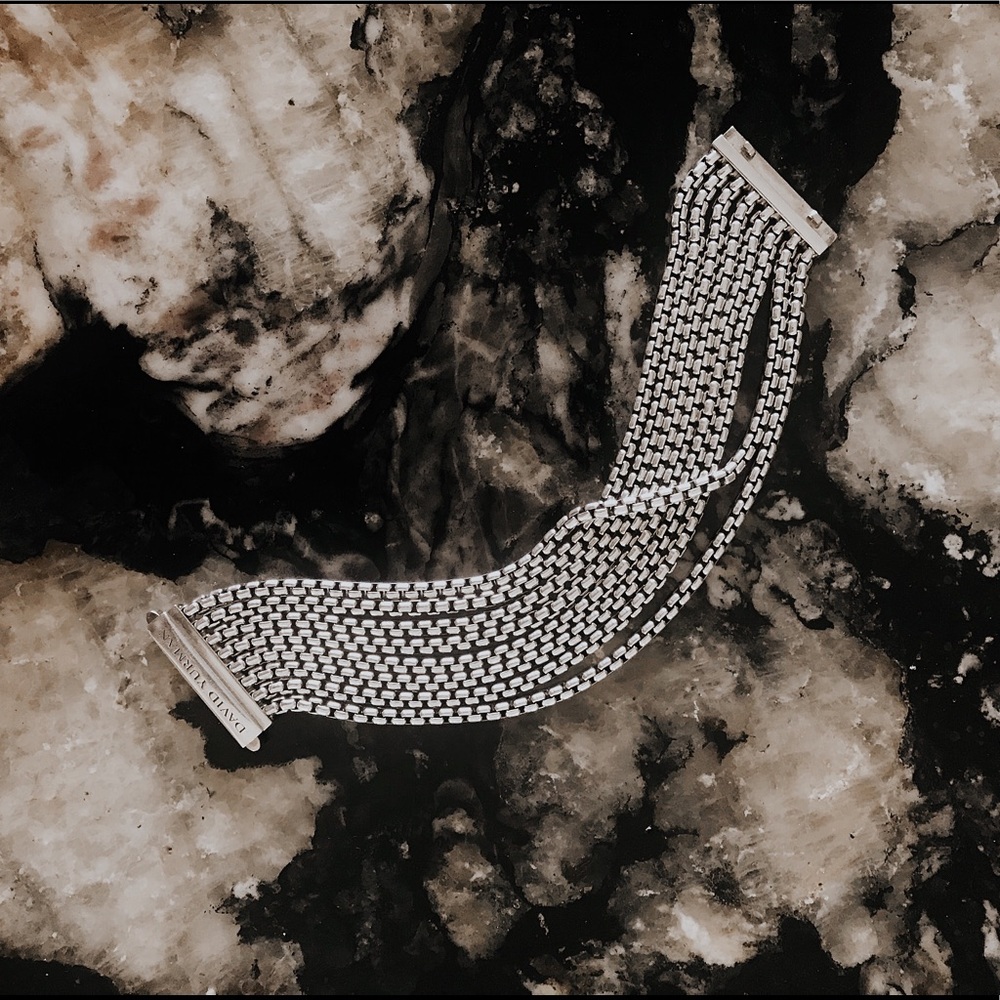 David Yurman Box Chain Eight-Row Bracelet